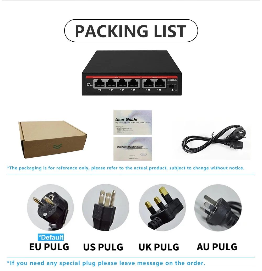 High Quality EWIND 6Port AI Po - Home Security Ai 评论和价格