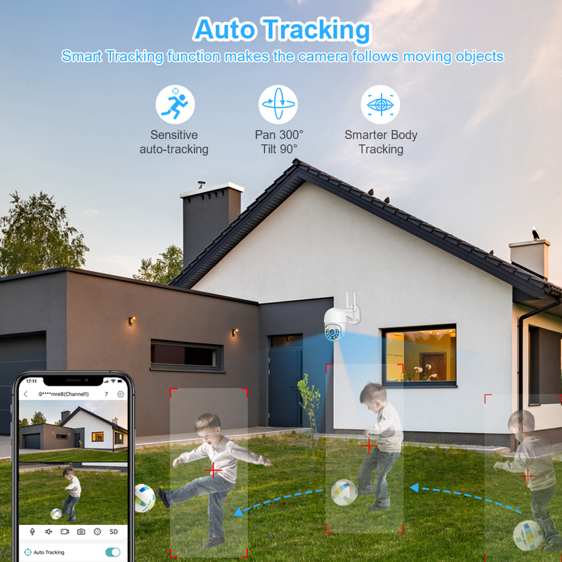 Smar 3MP Wireless CCTV Securit - Home Security Cameras Outdoor 评论和价格
