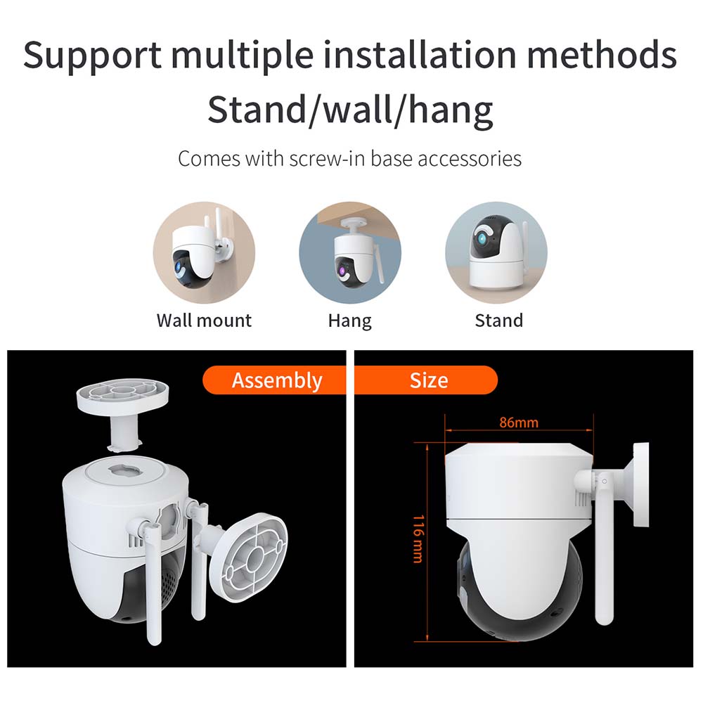 Tuya IP Camera 5G WIFI 6MP Ale - Home Security Google Camera 评论和价格