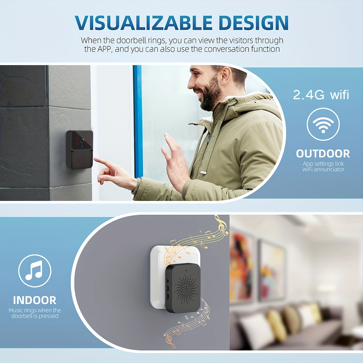 Tuya Wireless Smart Video Door - Home Security Tech 评论和价格